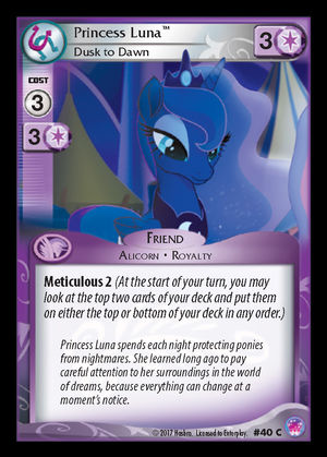 Princess Luna, Dusk to Dawn